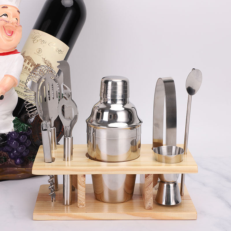 8-Piece Stainless Steel Cocktail Shaker Set