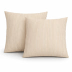 2 Pack Outdoor Throw Pillows, Waterproof & Fade-Resistant Patio Cushions (18x18)