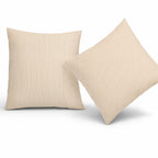 2 Pack Outdoor Throw Pillows, Waterproof & Fade-Resistant Patio Cushions (18x18)